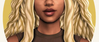 Большой набор причесок twists от sheabuttyr для Sims 4