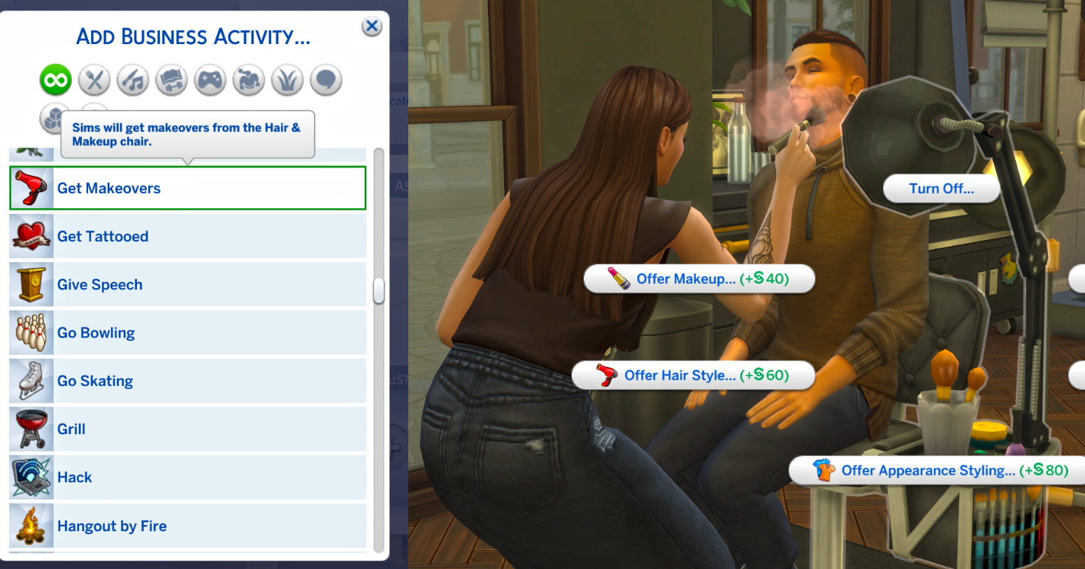 Мод Sims 4 «Малый бизнес Салон красоты» от Simsefin