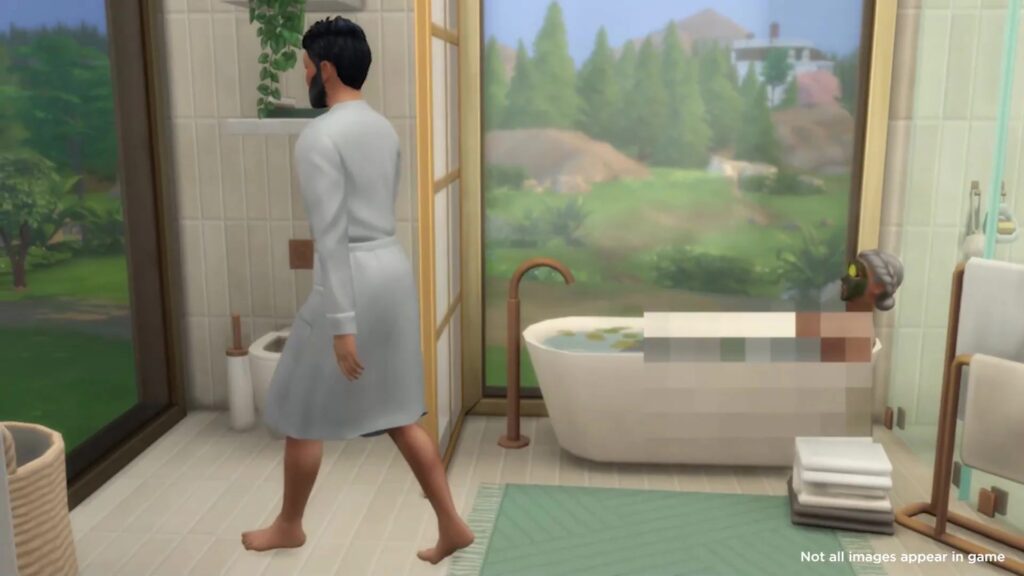 The Sims 4 Модная ванная: новые варианты внешнего вида и предметы
