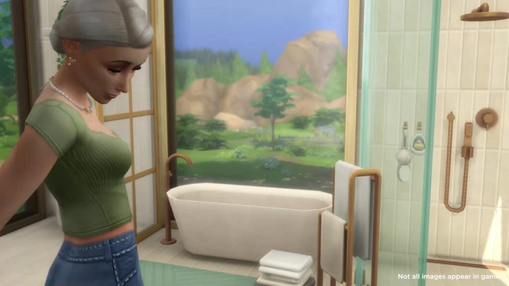 The Sims 4 Модная ванная: новые варианты внешнего вида и предметы