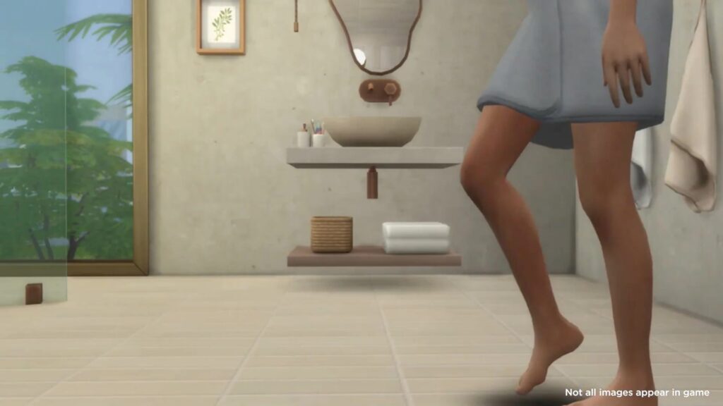 The Sims 4 Модная ванная: новые варианты внешнего вида и предметы