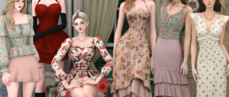 Коллекция Девичий Винтаж от Joyceisfox для Sims 4
