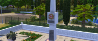 Набор декора к Дню победы от Luminous для Sims 4