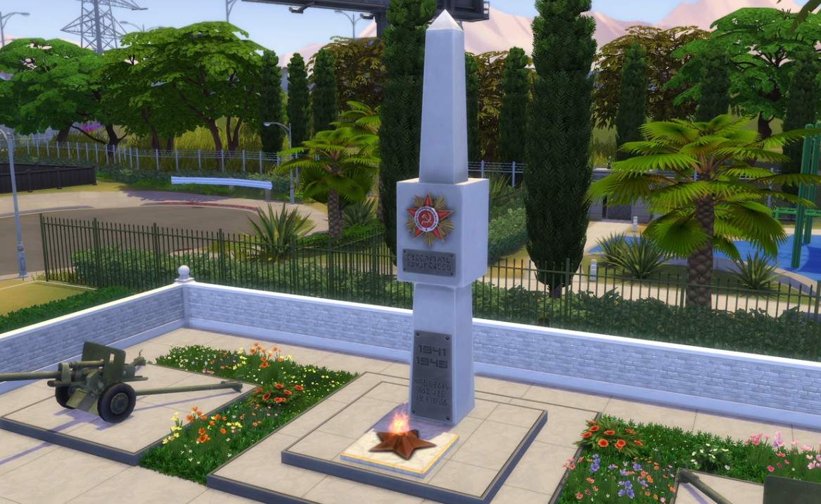 Набор декора к Дню победы от Luminous для Sims 4