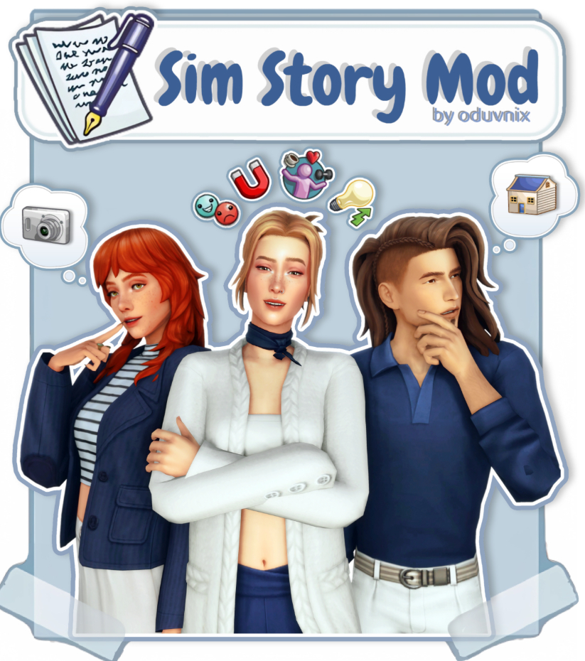 Мод Sims 4 «Создание истории для симов» от oduvnix