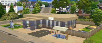 Участок для малого бизнеса Детский сад от CBXSims для Sims 4