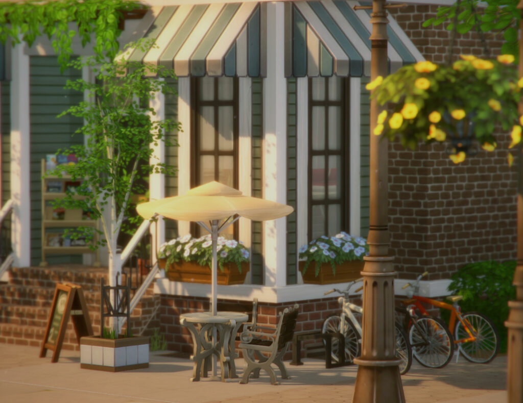 Уютное домашнее кафе Sammo от mild-milk для Sims 4