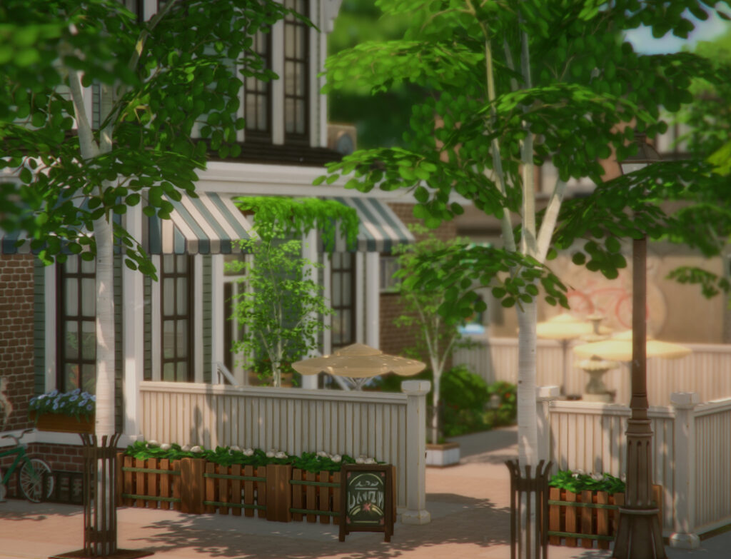 Уютное домашнее кафе Sammo от mild-milk для Sims 4
