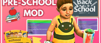 Мод Sims 4 «Дошкольные учреждения» от KawaiiStacie