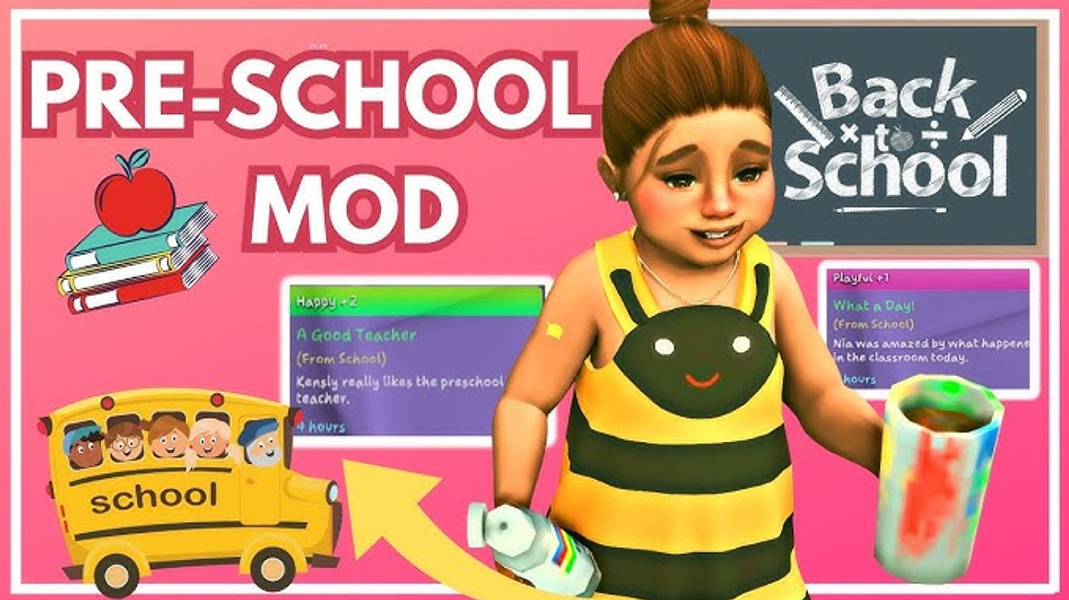 Мод Sims 4 «Дошкольные учреждения» от KawaiiStacie