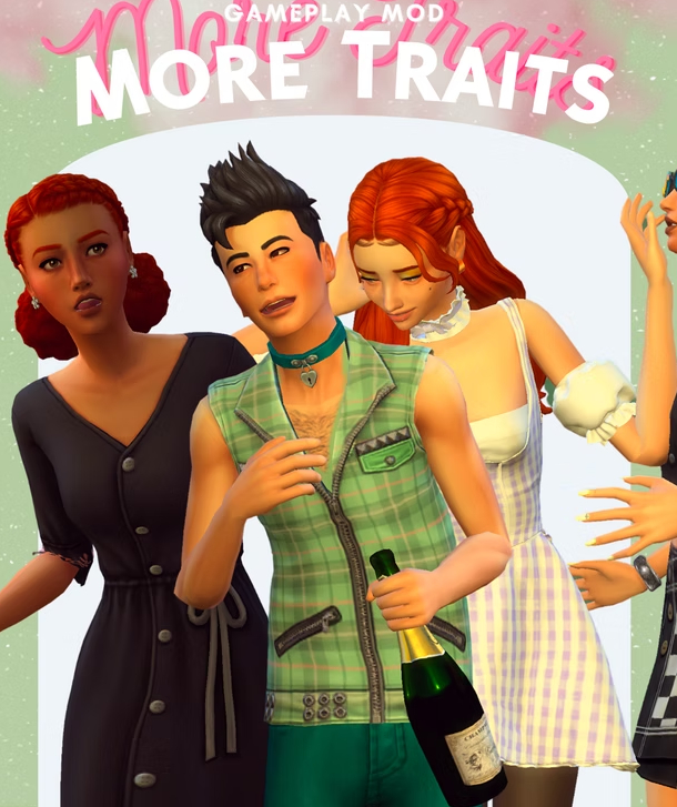 Мод Sims 4 «Черты характера №4» от maplebell