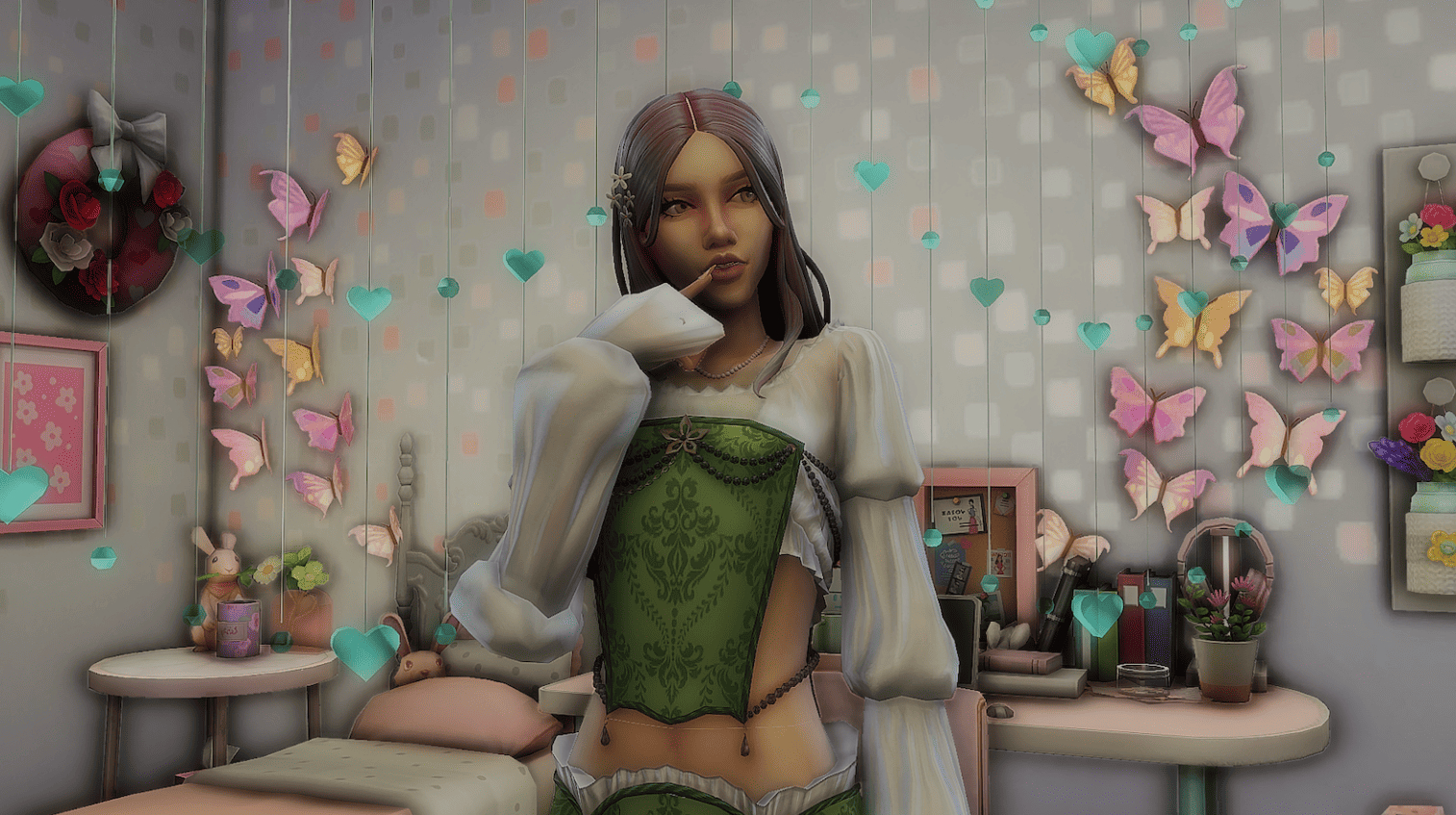 7+ фантастических бисерных занавесок и штор CC для Sims 4
