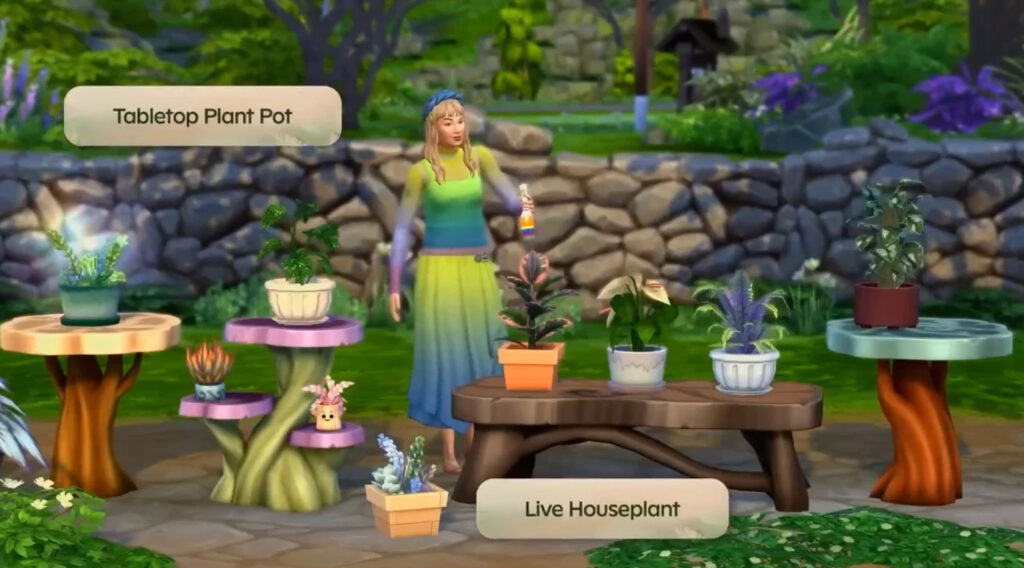 Обзор режима строительства и мебели Sims 4 Волшебство природы