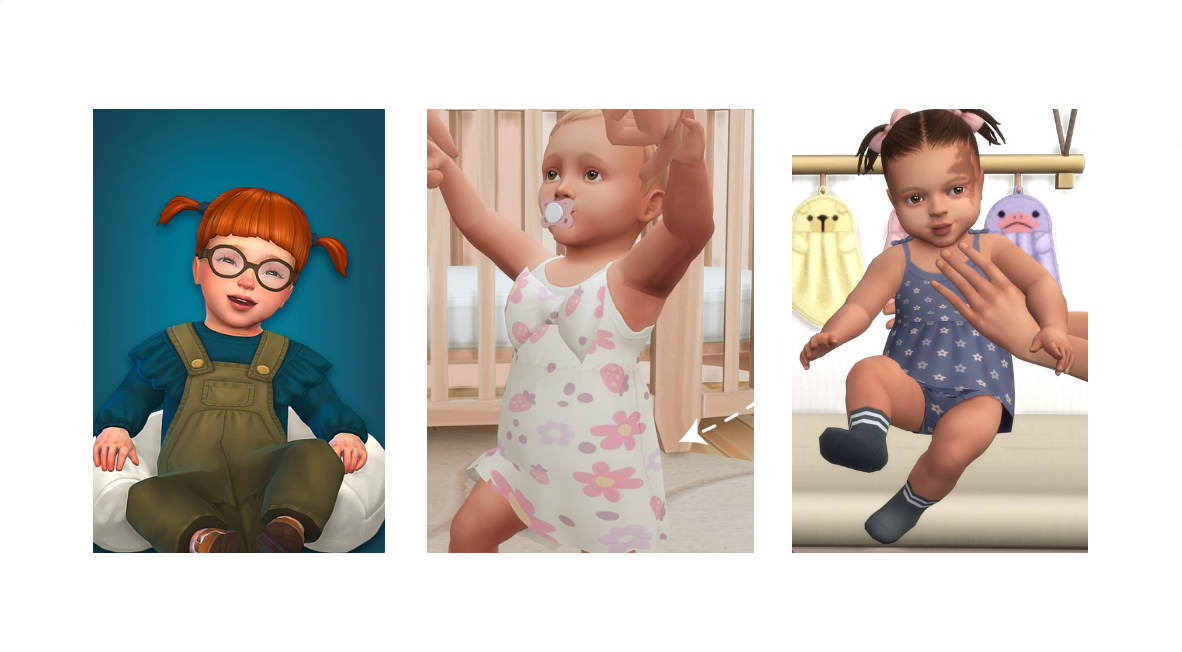10 Очаровательных детских СС для Sims 4