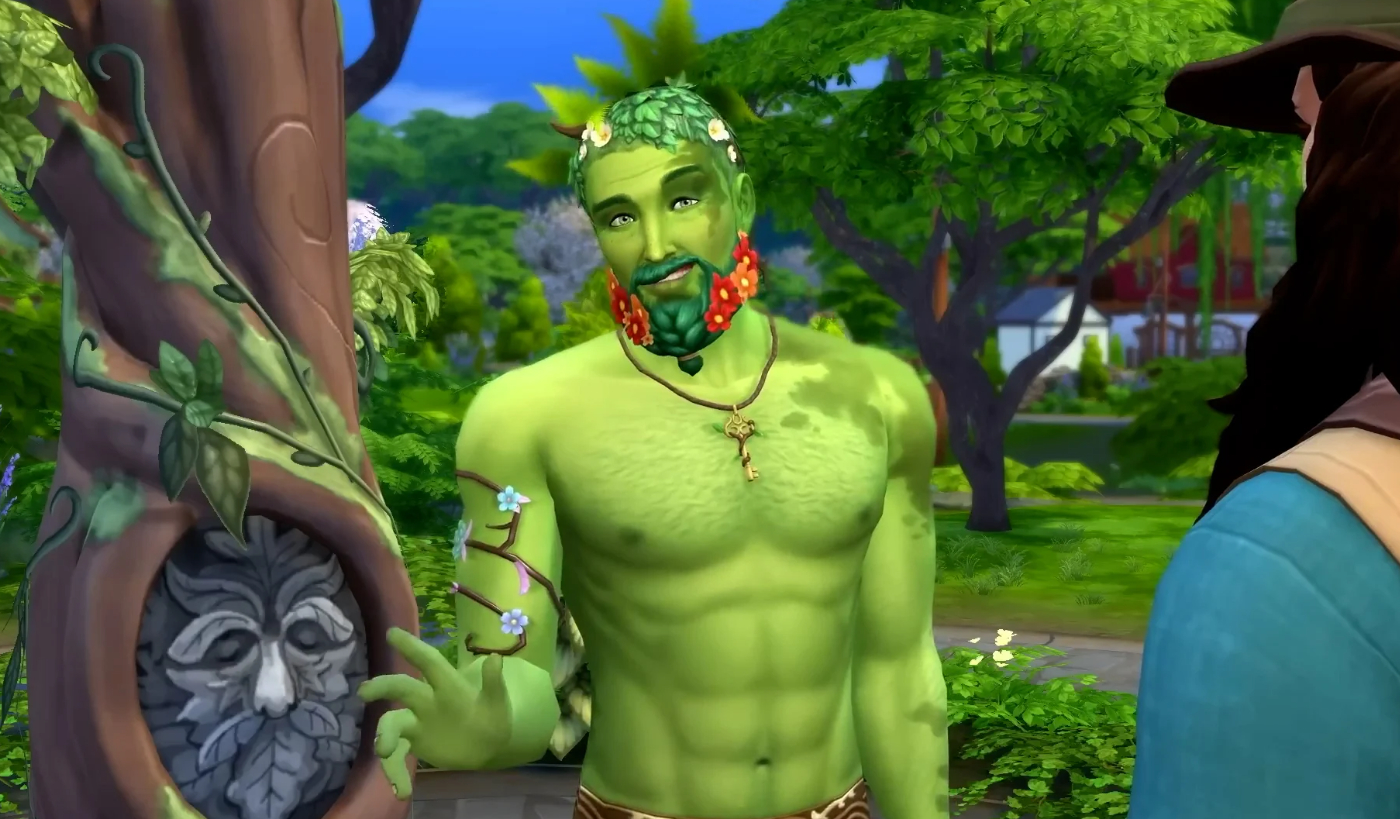 Видео игрового процесса и не только для Sims 4 Волшебство природы