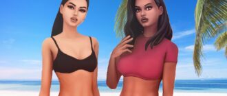 10 милых купальников Sims 4 CC: Коллекция бикини и шорт