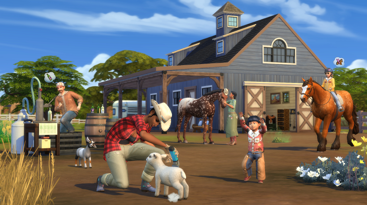 Челлендж Sims 4 «Ранчо Друг»