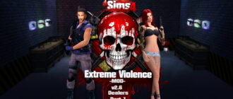 Мод Sims 4 «Запредельная жестокость 2.6 Extreme Violence» от sacrificial