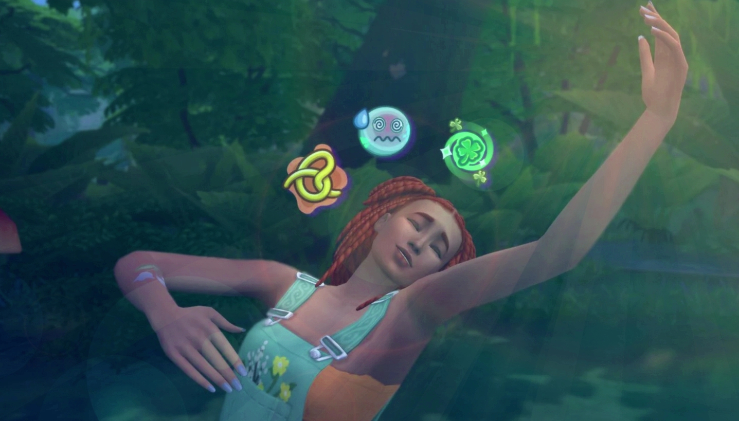Все о гармонии, дисгармонии и удаче в Sims 4 Волшебство природы