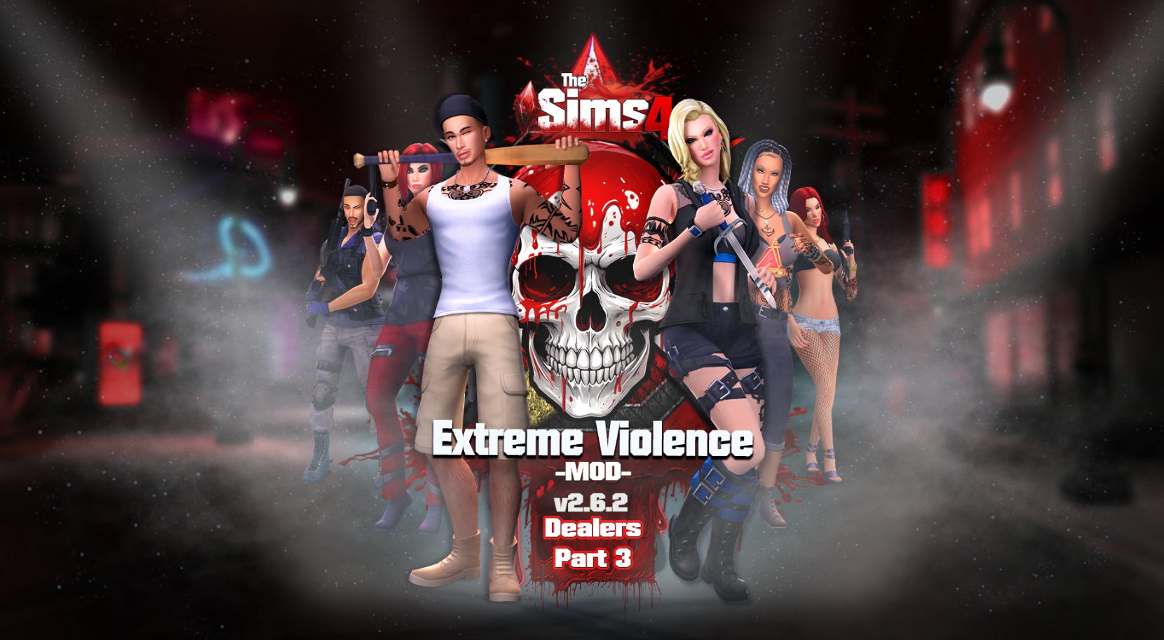 Мод Sims 4 «Запредельная жестокость 2.6.3 Extreme Violence» от sacrificial
