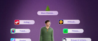 Мод Sims 4 «Меню для симов SimSelf Plus» от Arnie