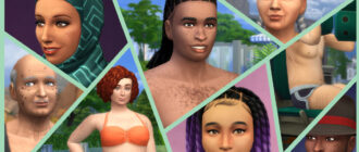 Все детали особенностей кожи в Sims 4 Патч 19 августа