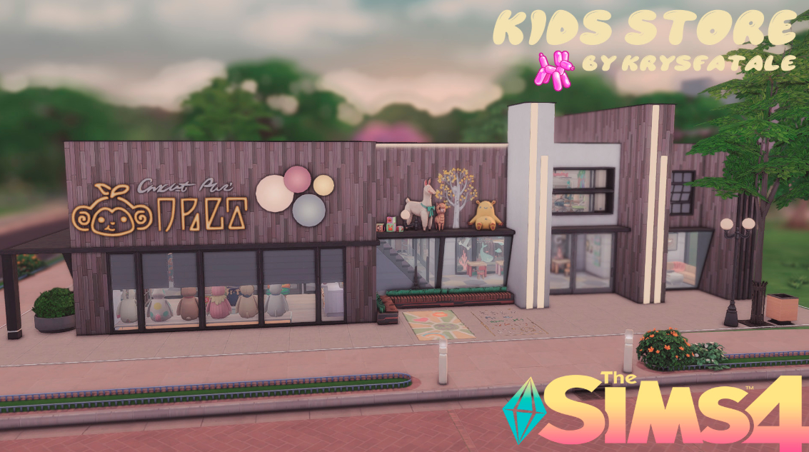 Магазин и кафе «Детский мир» от krysfatale для Sims 4