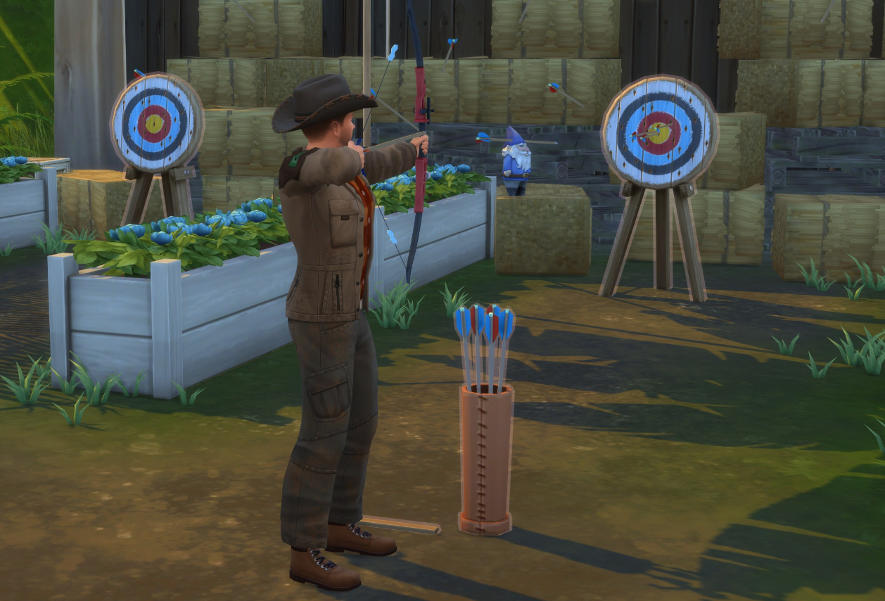 Мод Sims 4 «Жизненная цель Мастер стрельбы из лука» от FrequentlyBasic