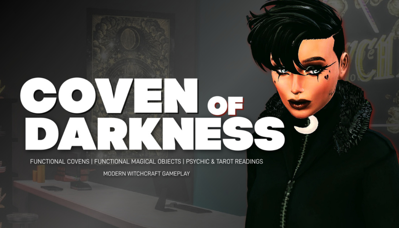 Мод Sims 4 «Тёмный ковен» от WICKED PIXXEL