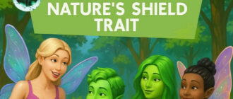 Мод Sims 4 «Черта характера Щит природы» от Tanky