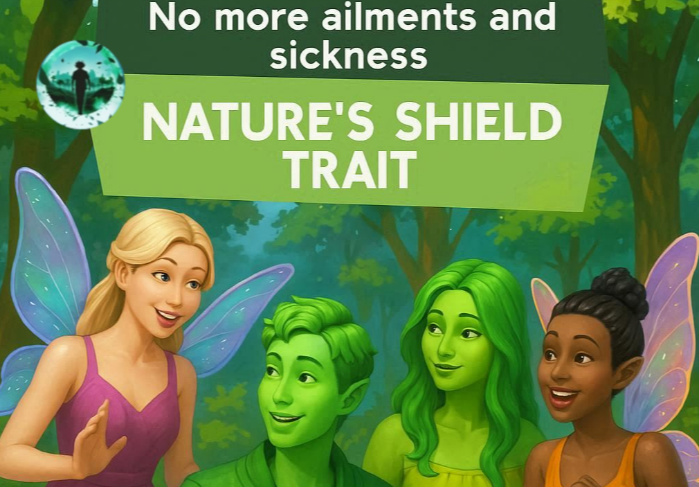 Мод Sims 4 «Черта характера Щит природы» от Tanky