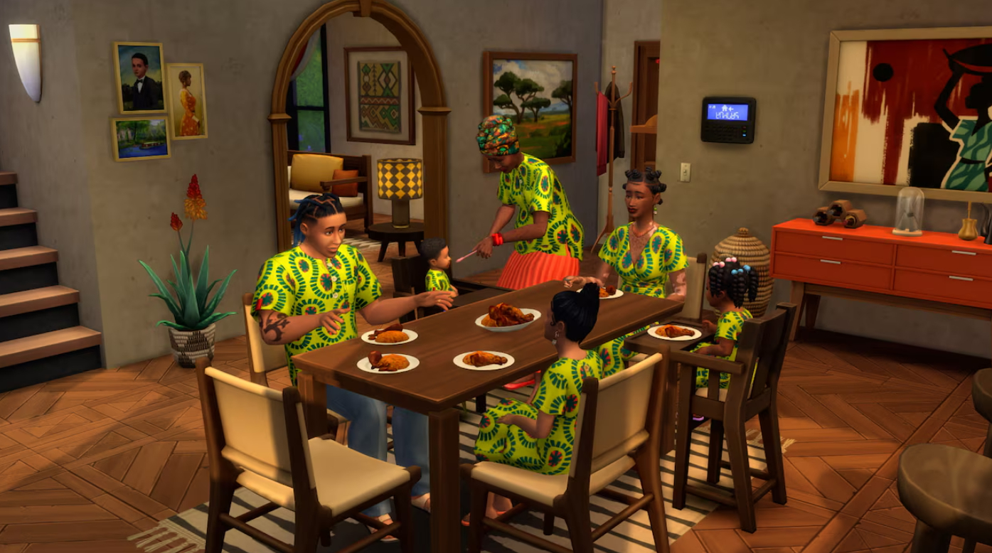 Детали бесплатного контента Западная Африка в патче от 4 ноября для Sims 4