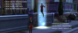 Мод Sims 4 «Перезагрузка пришельцев» от onemorekayaker