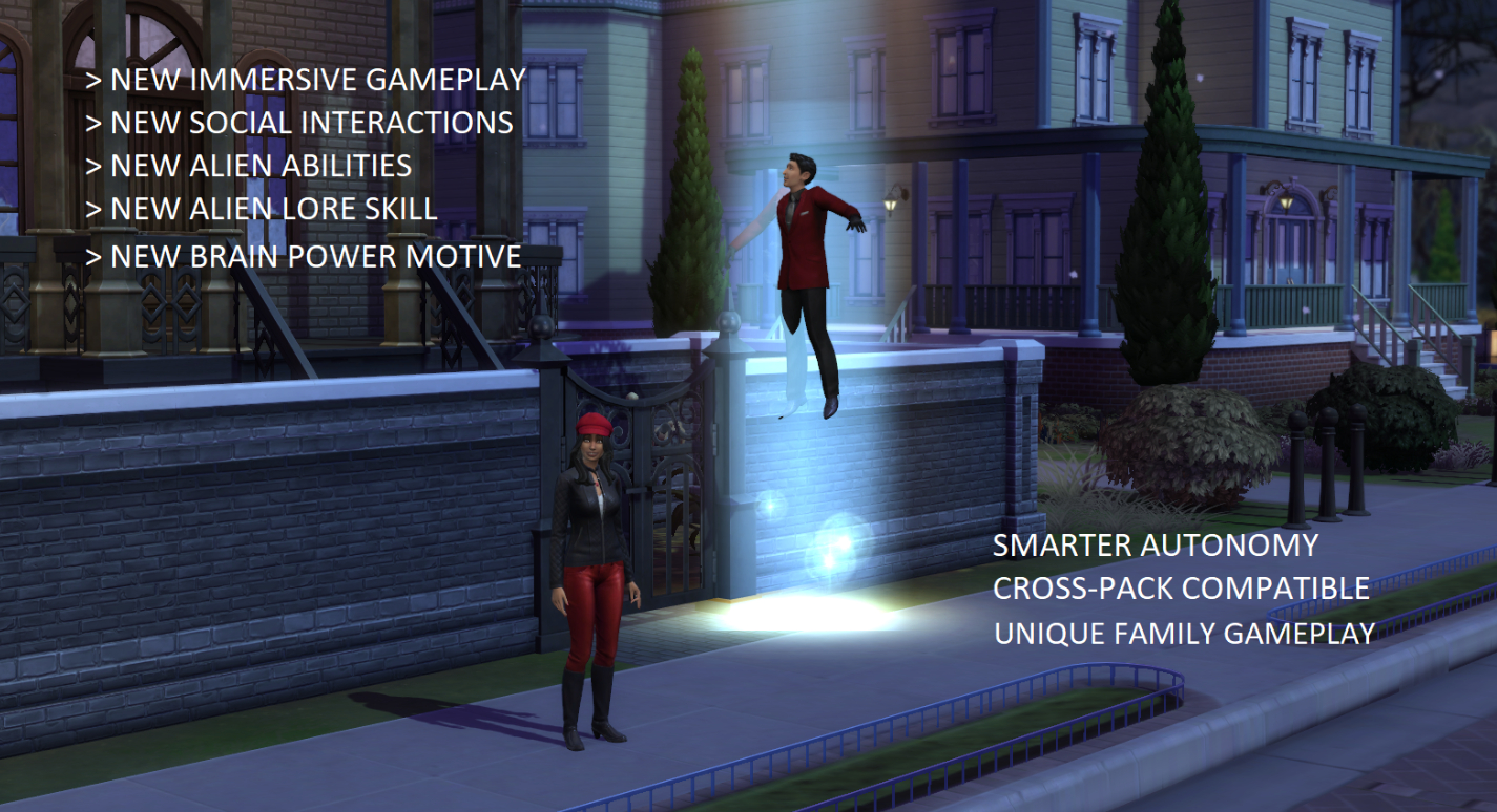 Мод Sims 4 «Перезагрузка пришельцев» от onemorekayaker