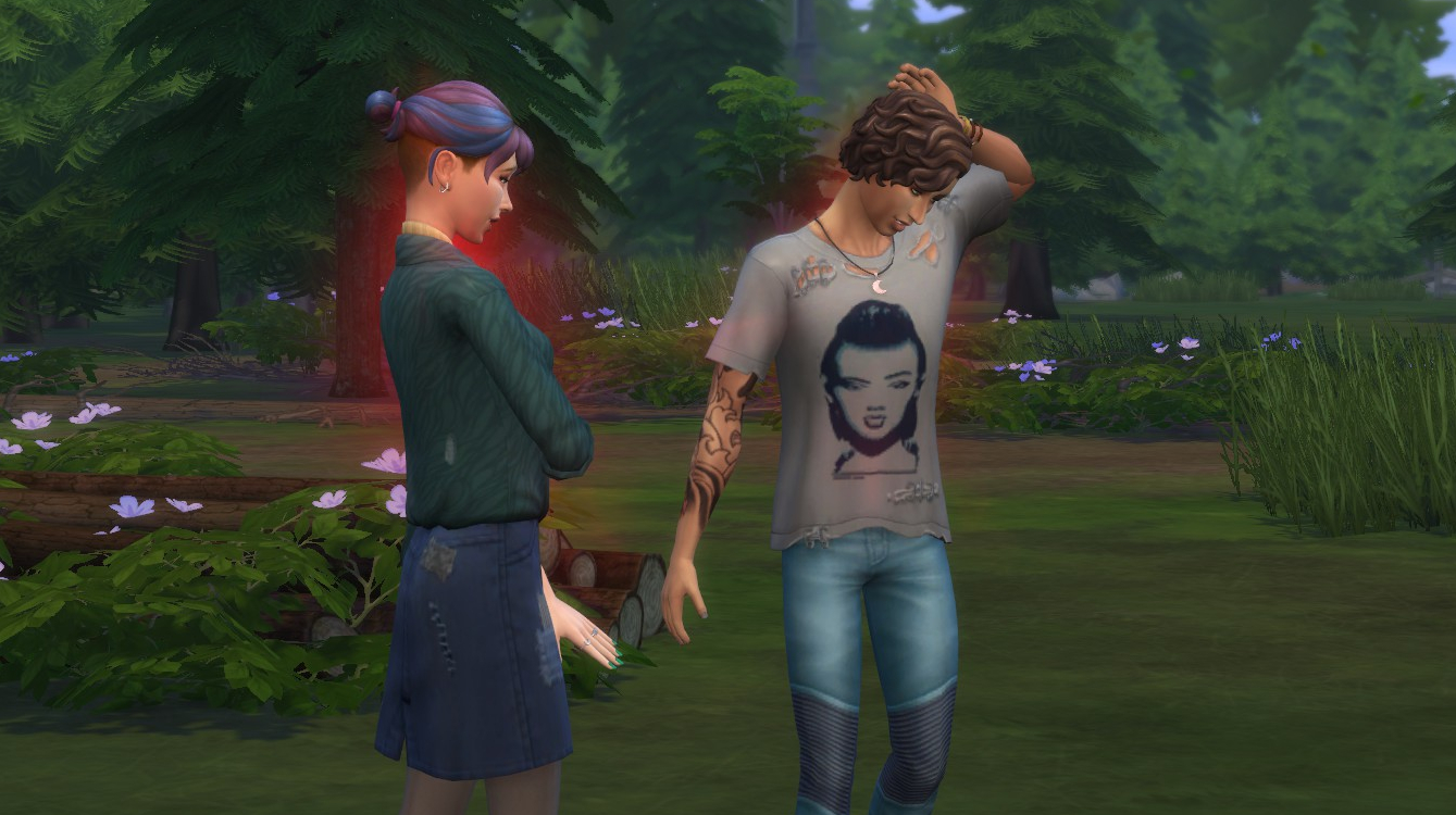 Челлендж Sims 4 «Вдовец оборотень»