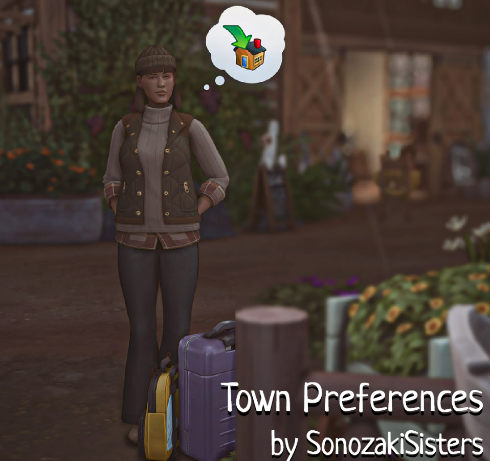 Мод Sims 4 «Предпочтения и связи с городом» от SonozakiSisters