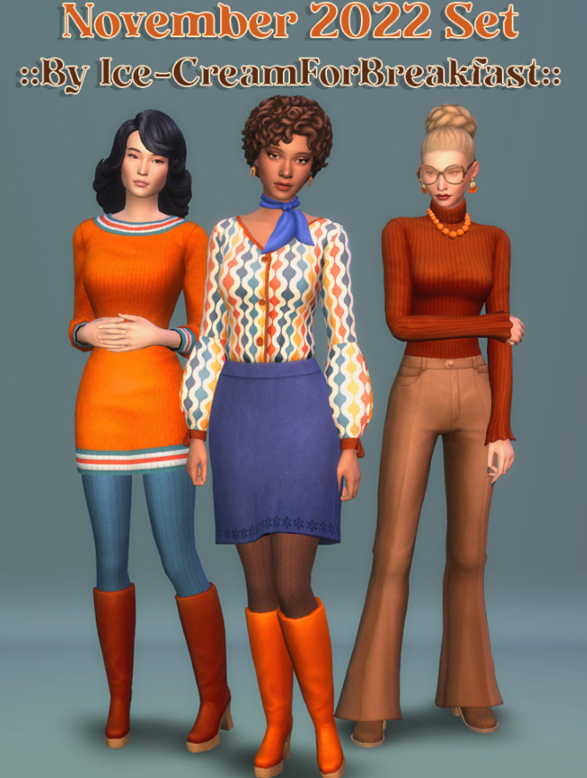 Невероятная коллекция диско Sims 4 CC 70-е годы