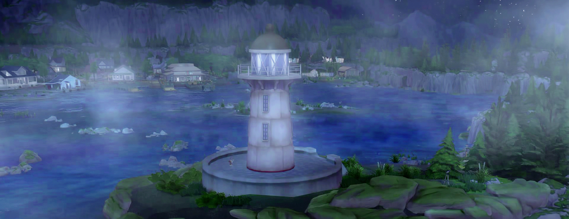 Квест на Одиноком маяке и история Скипа Брока в Sims 4 Навстречу приключениям