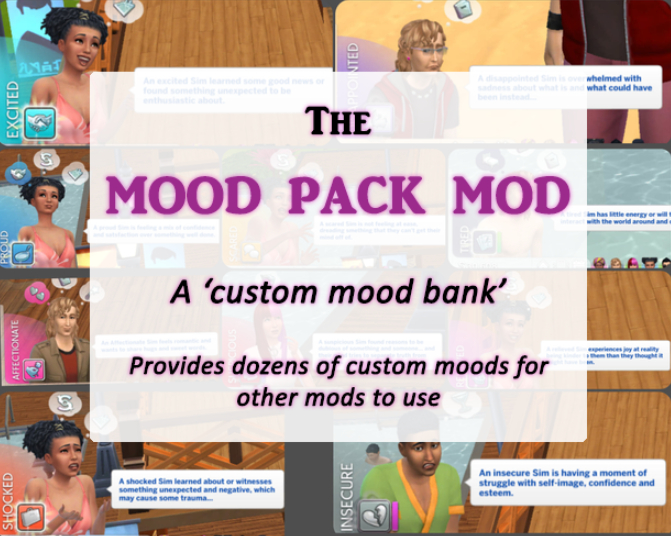 Мод Sims 4 «Спектр настроений» от Lumpinou