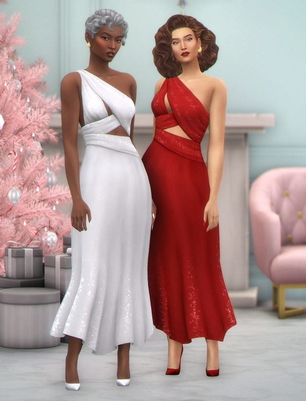 Коллекция праздничных Новогодних нарядов для Sims 4от Joliebean и Ice-CreamForBreakfast