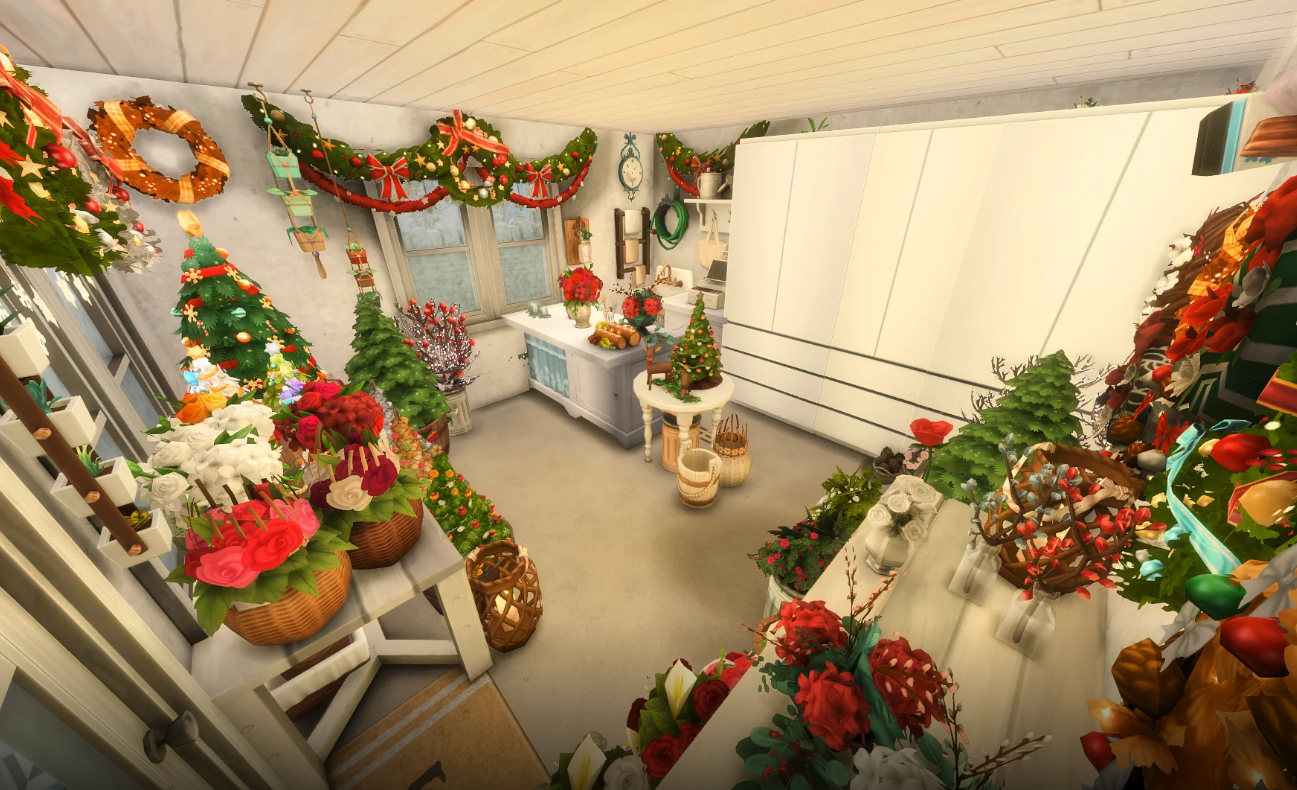 Лучшие зимние праздничные участки в Галерее Sims 4