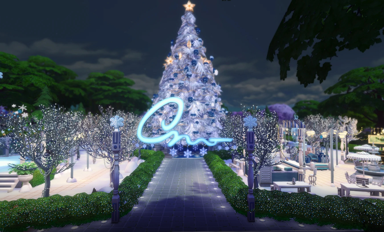 Лучшие зимние праздничные участки в Галерее Sims 4