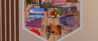 Мод Sims 4 «Получение новогодних открыток» от SonozakiSisters