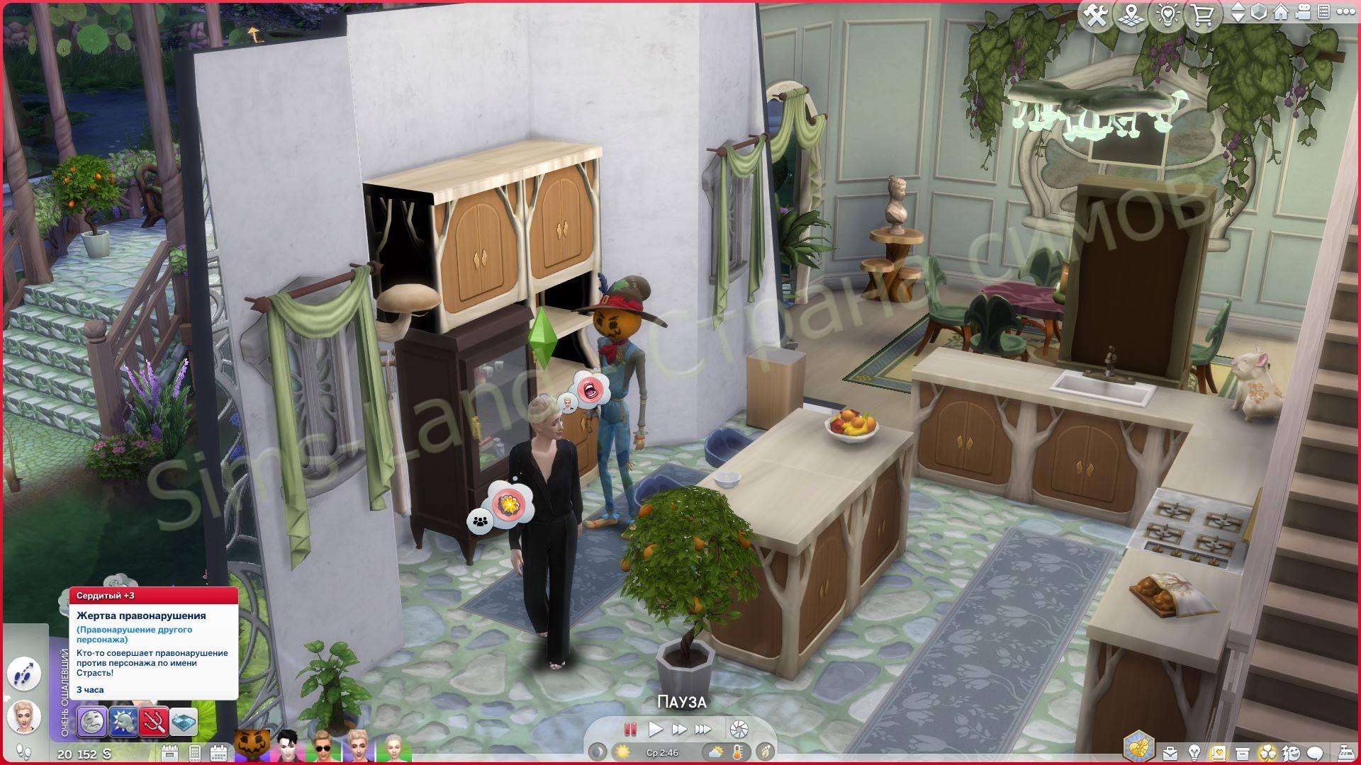 Мод Sims 4 «Закон и беспорядок» от Lumpinou