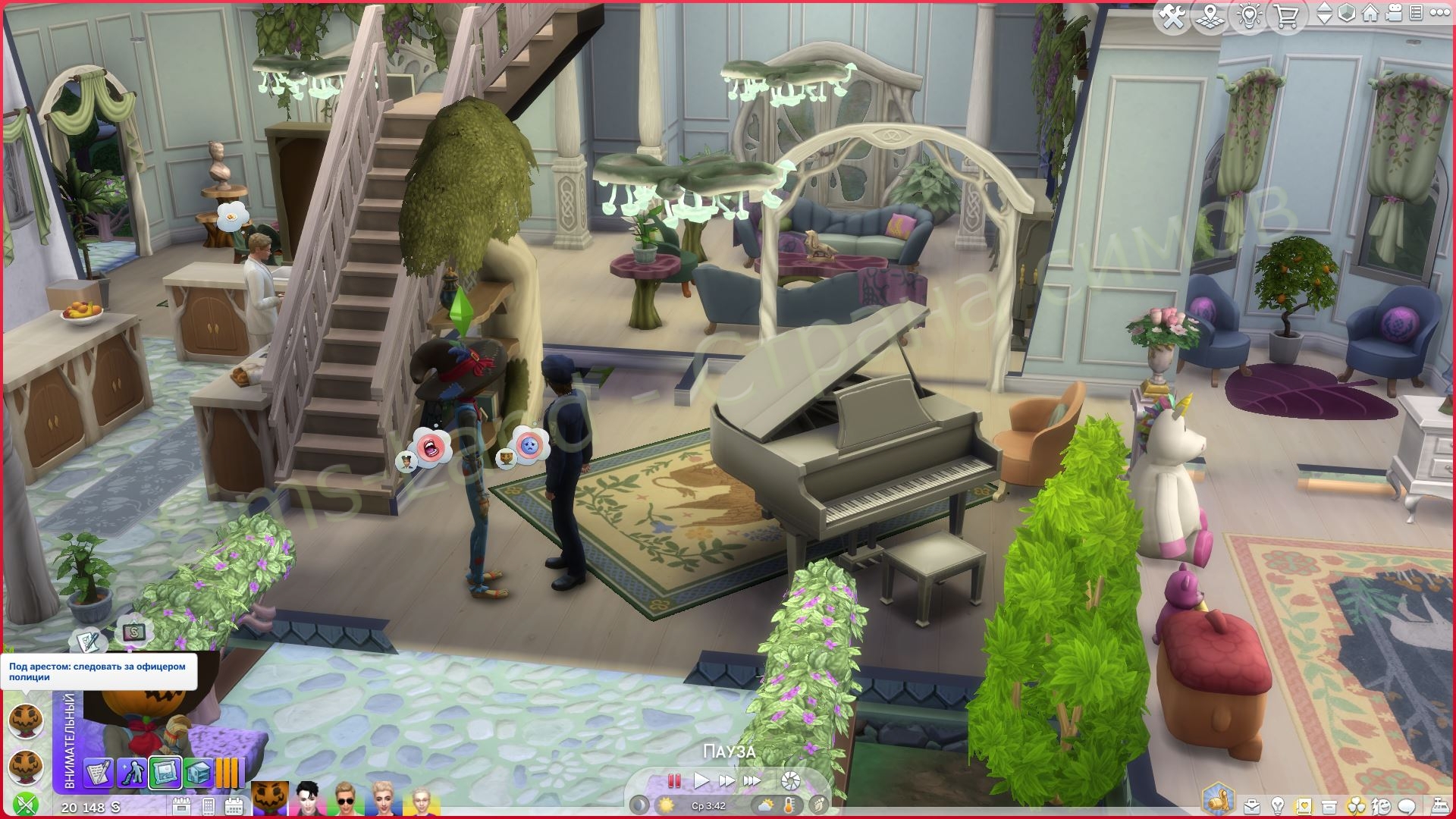 Мод Sims 4 «Закон и беспорядок» от Lumpinou