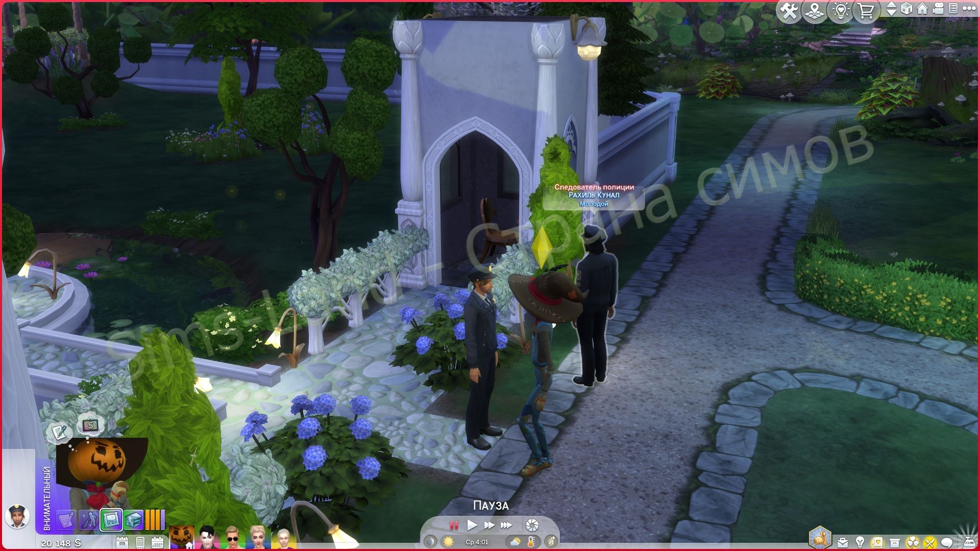 Мод Sims 4 «Закон и беспорядок» от Lumpinou