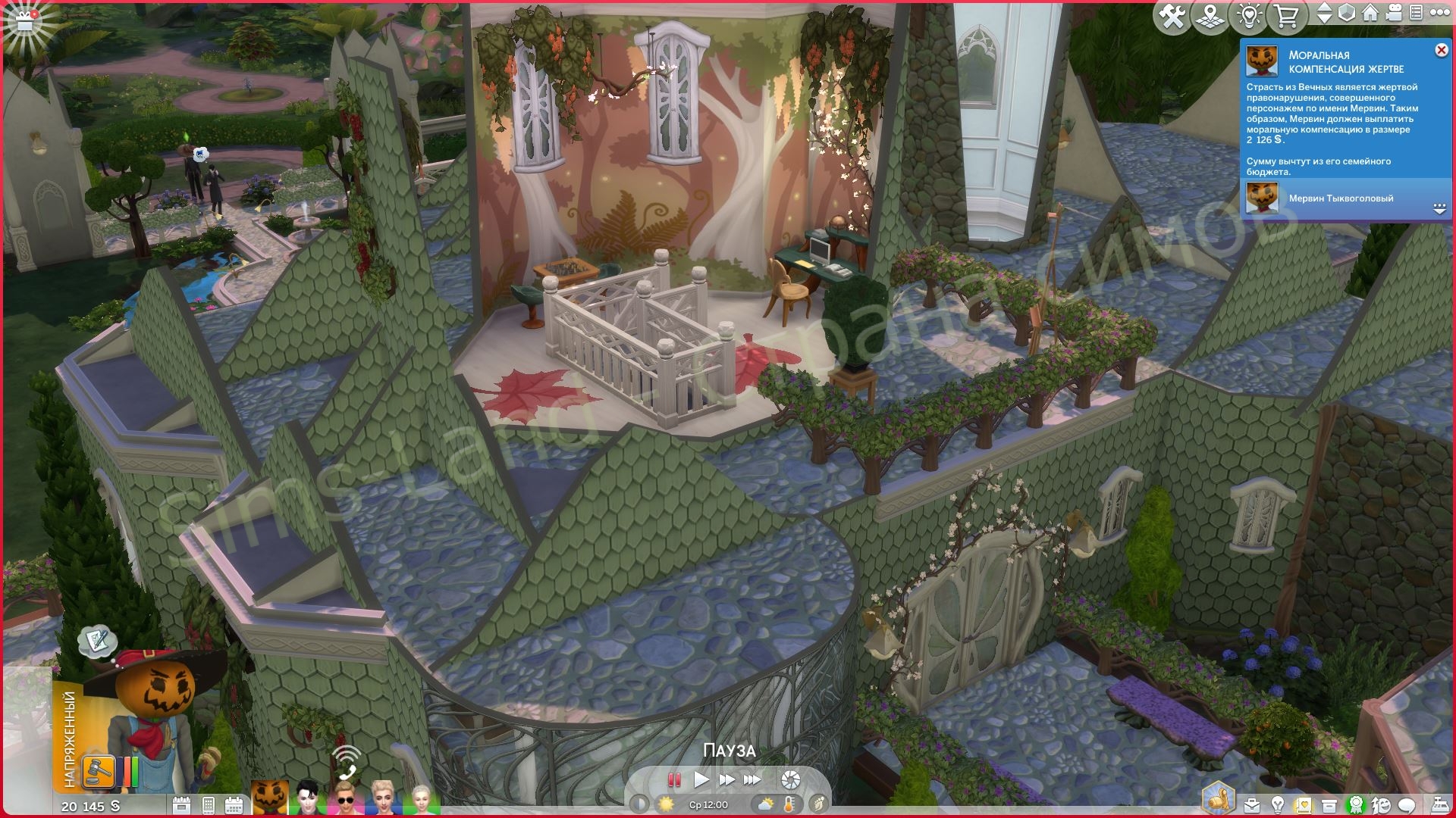 Мод Sims 4 «Закон и беспорядок» от Lumpinou