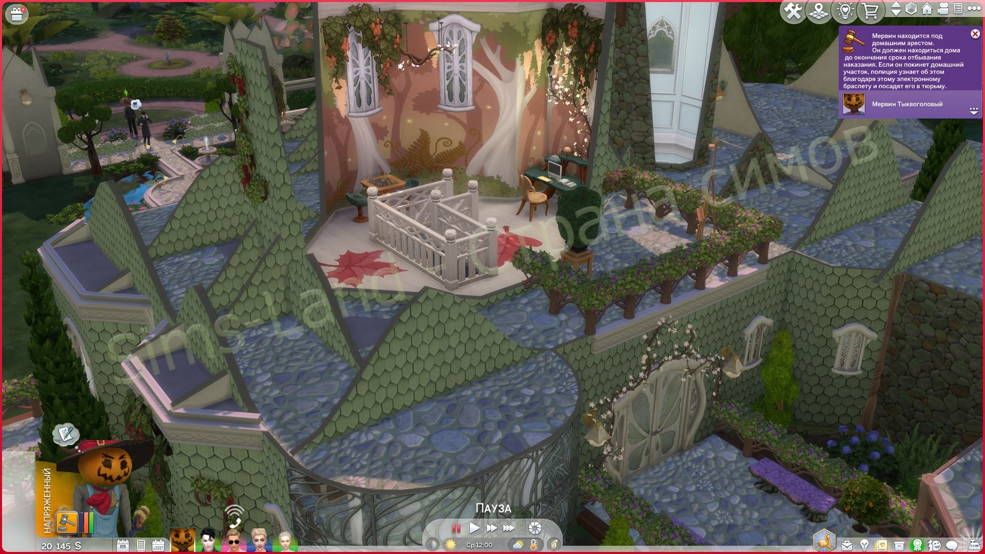 Мод Sims 4 «Закон и беспорядок» от Lumpinou