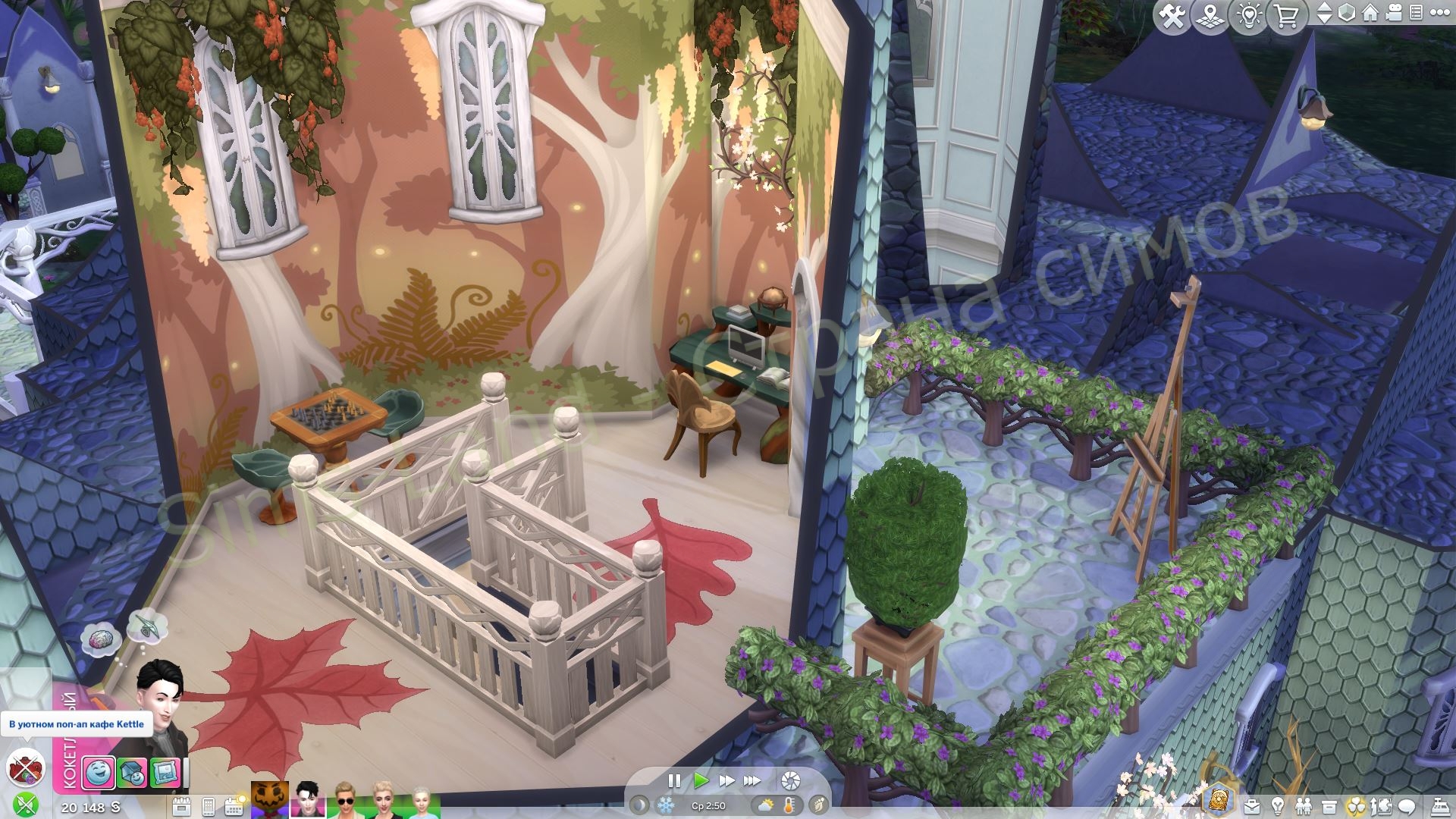 Мод Sims 4 «Уютные зимние моменты» от midnitetech