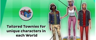 Мод Sims 4 «Демографические особенности симов» от kuttoe